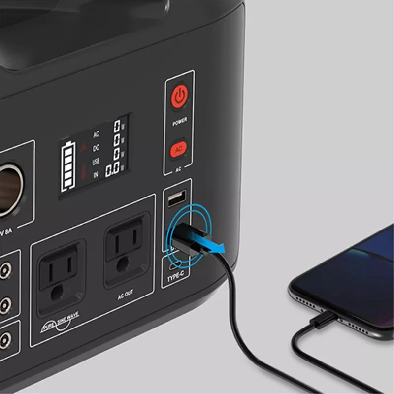 Generatore solare di campeggio all'aperto di 300W Lifepo4 per l'elettrodomestico 0